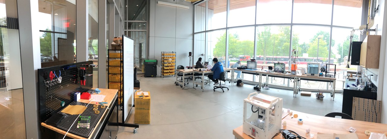 Interior view of the lab