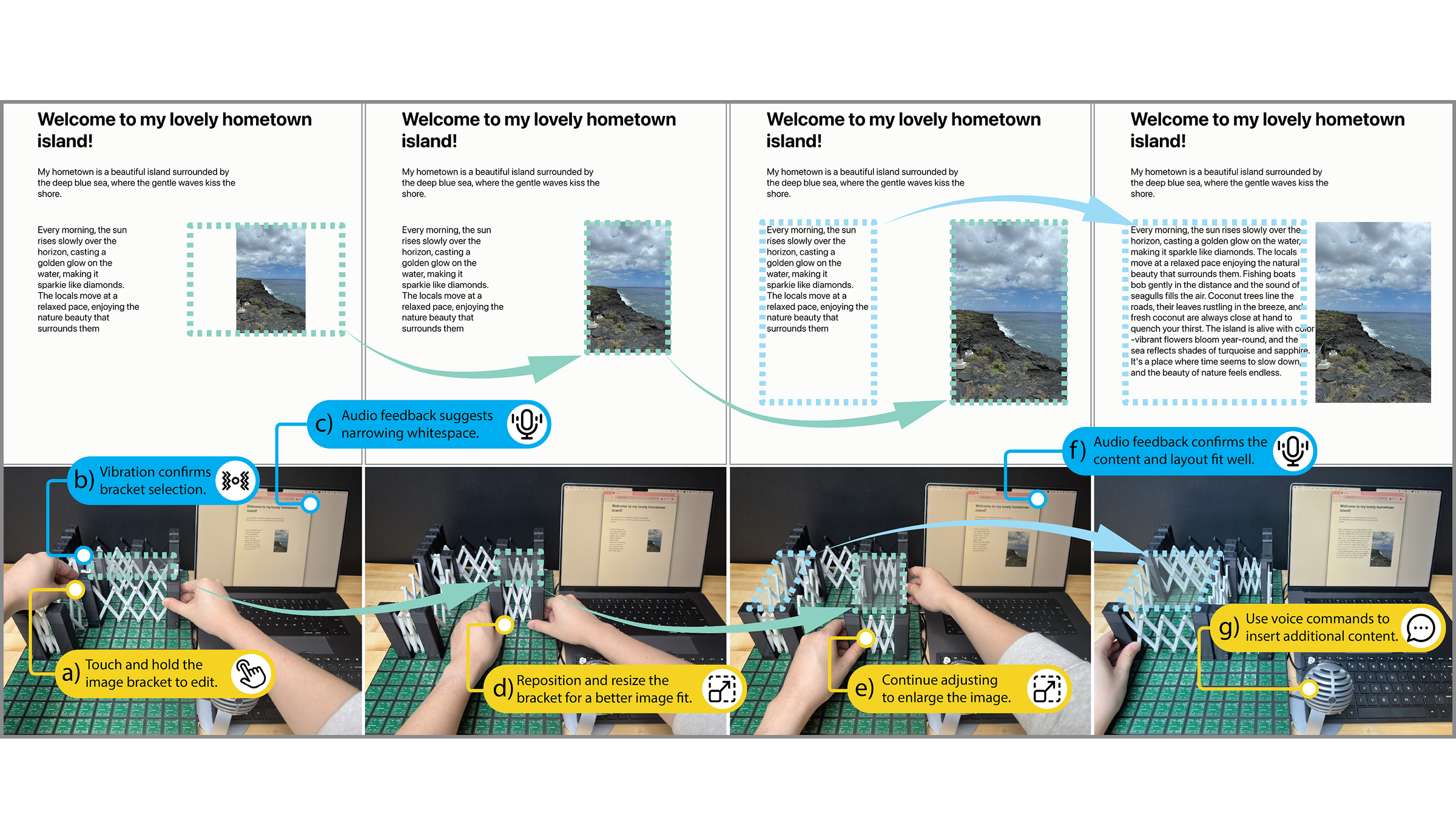 As Content and Layout Co-Evolve: TangibleSite for Scaffolding Blind People's Webpage Design through Multimodal Interaction