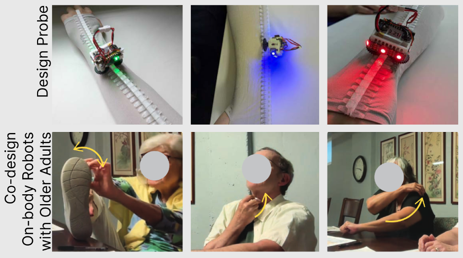 The Design of On-Body Robots for Older Adults