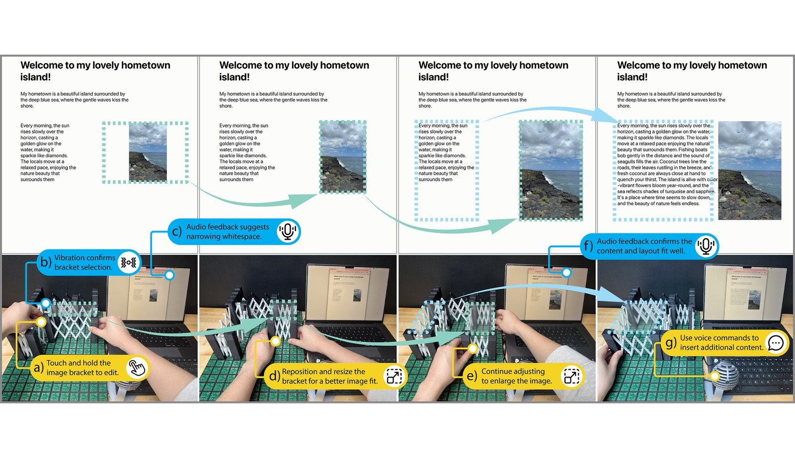 As Content and Layout Co-Evolve: TangibleSite for Scaffolding Blind People's Webpage Design through Multimodal Interaction